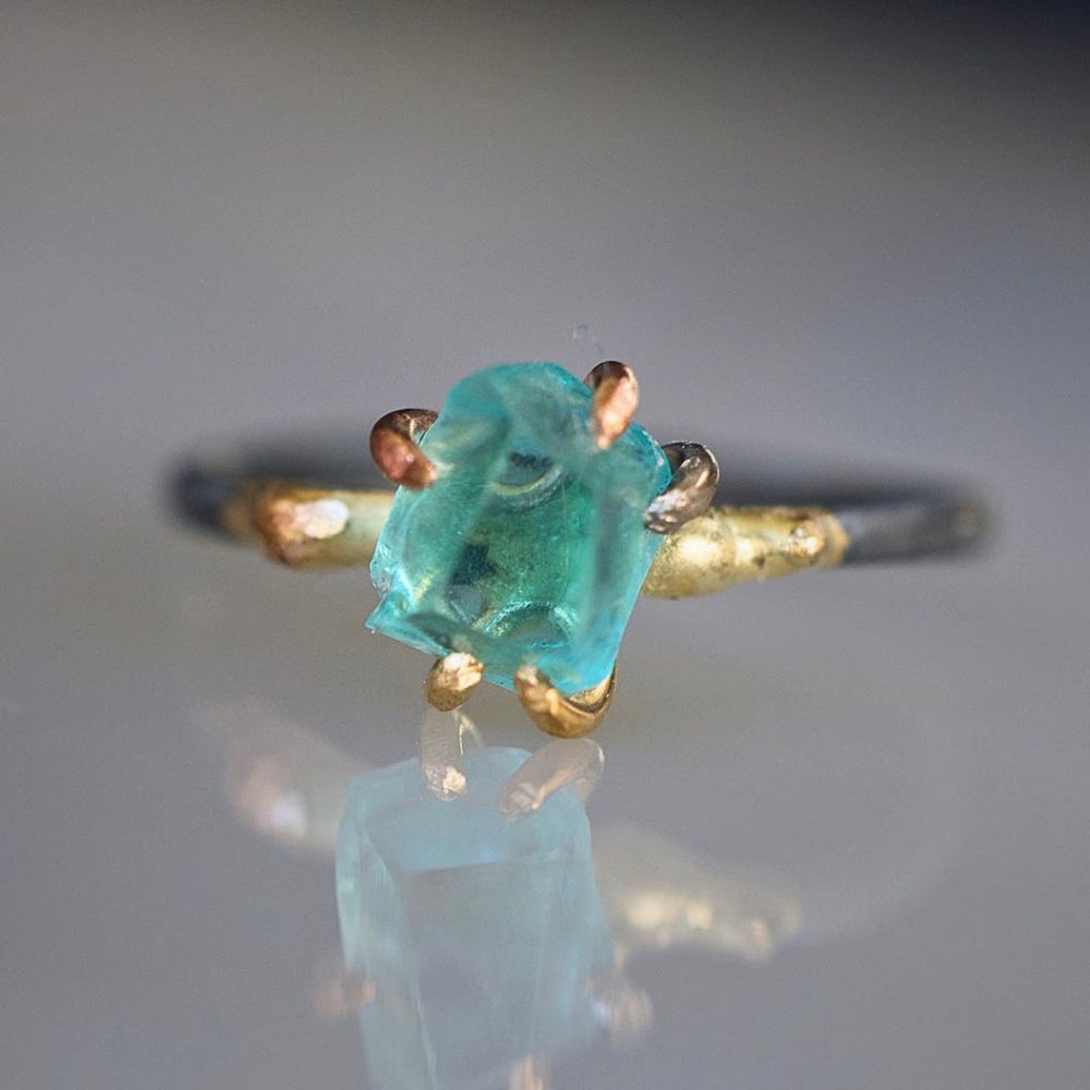Apatite Small Stone Ring