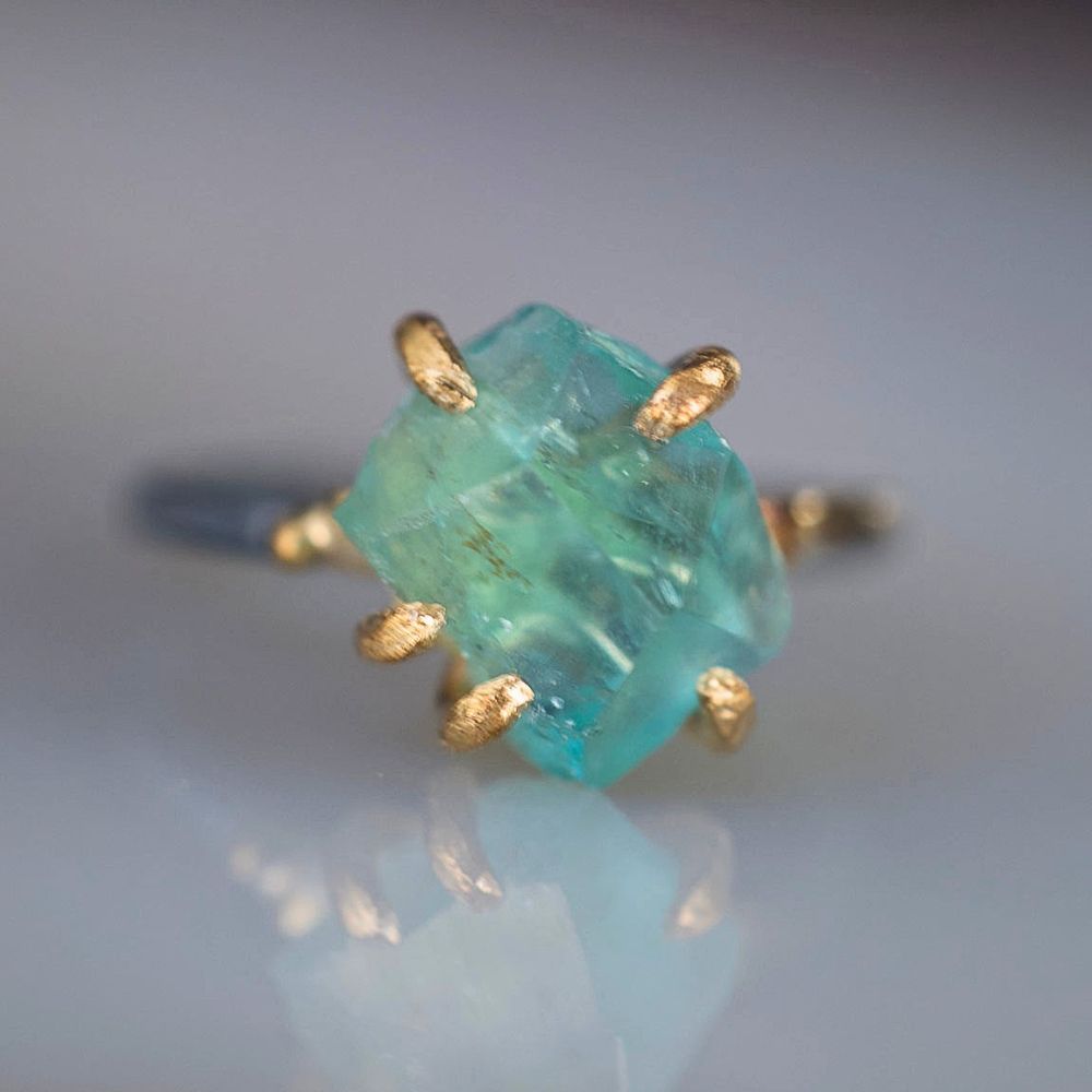 Apatite Small Stone Ring