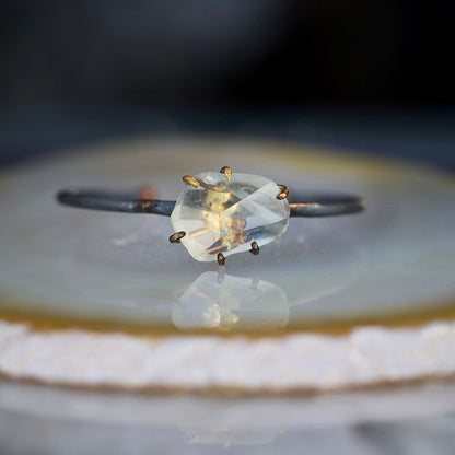 Blue Topaz Large Stone Cuff