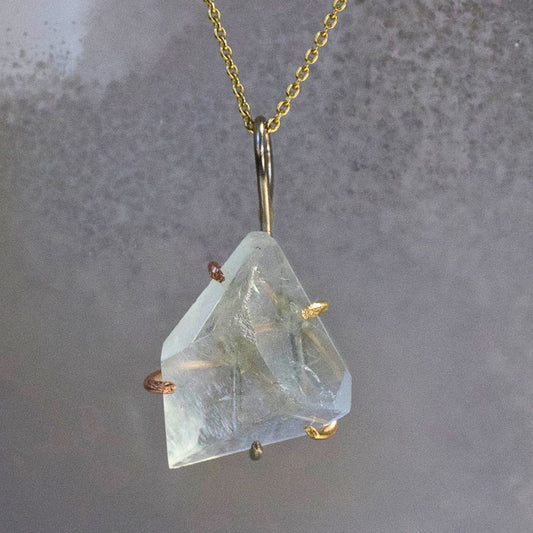 Aquamarine Medium Stone Pendant