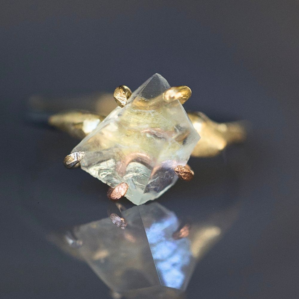 Light Aquamarine Small Stone Ring