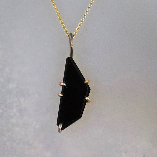 Wyoming Black Jade Medium Stone Pendant