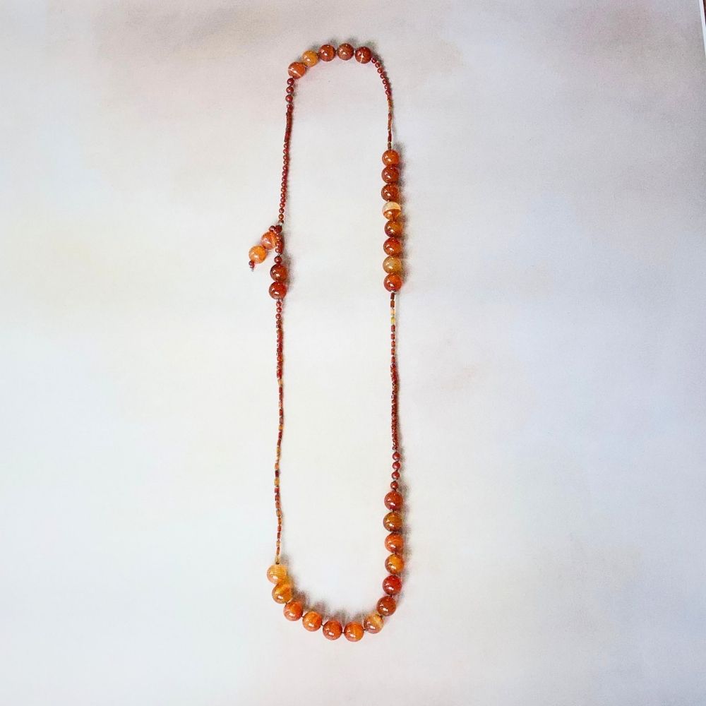 Carnelian Lariat 42 Inches