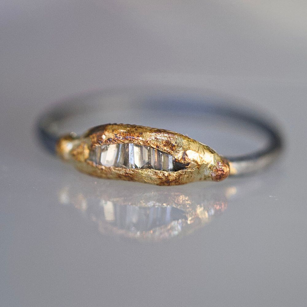 Baguette Diamond Band Mini