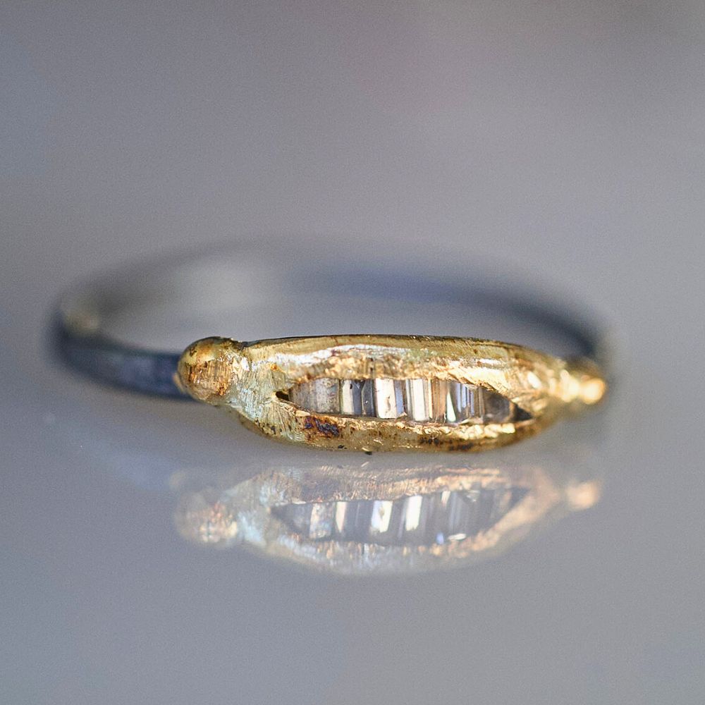 Baguette Diamond Band Mini