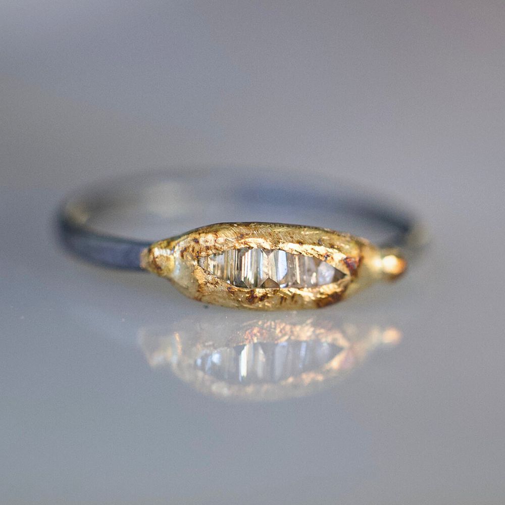 Baguette Diamond Band Mini