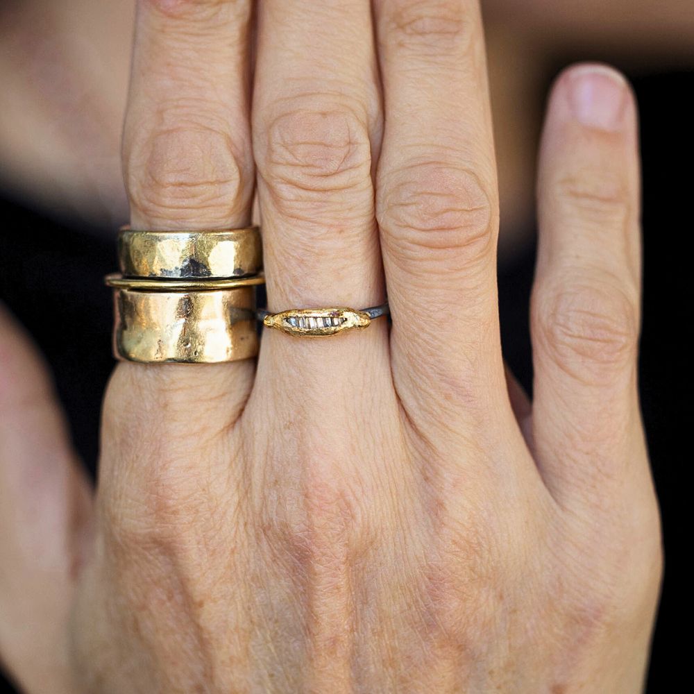 Baguette Diamond Band Mini
