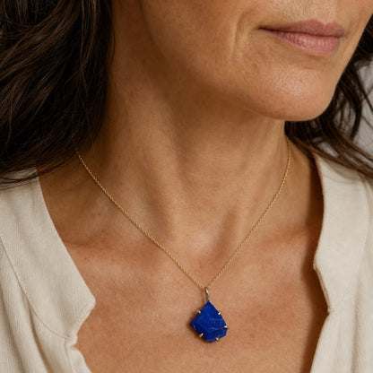Lapis Medium Stone Pendant