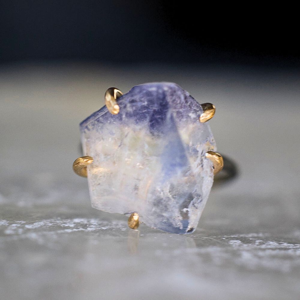 Dumortierite Large Stone Ring