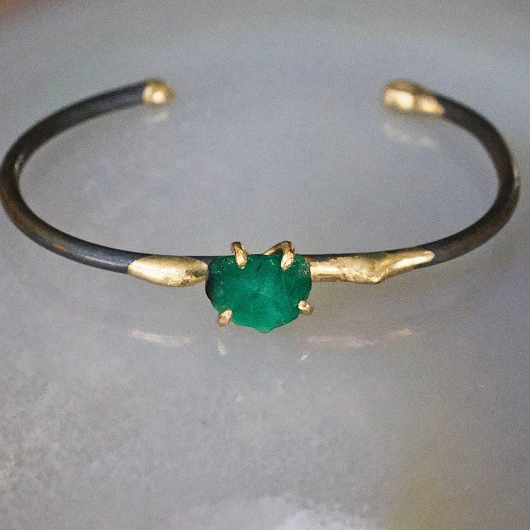 Brazilian Emerald Cuff