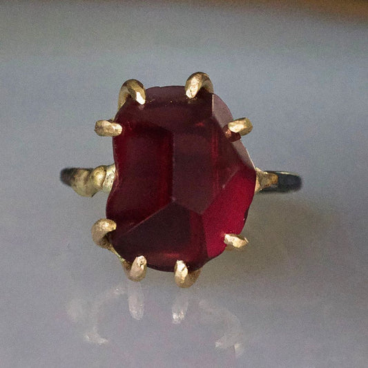 Garnet Medium Stone Ring