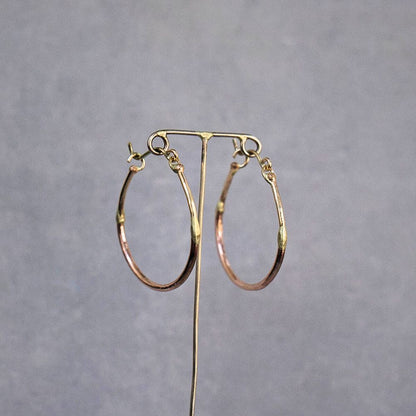 Madonna Medium Gold Hoops