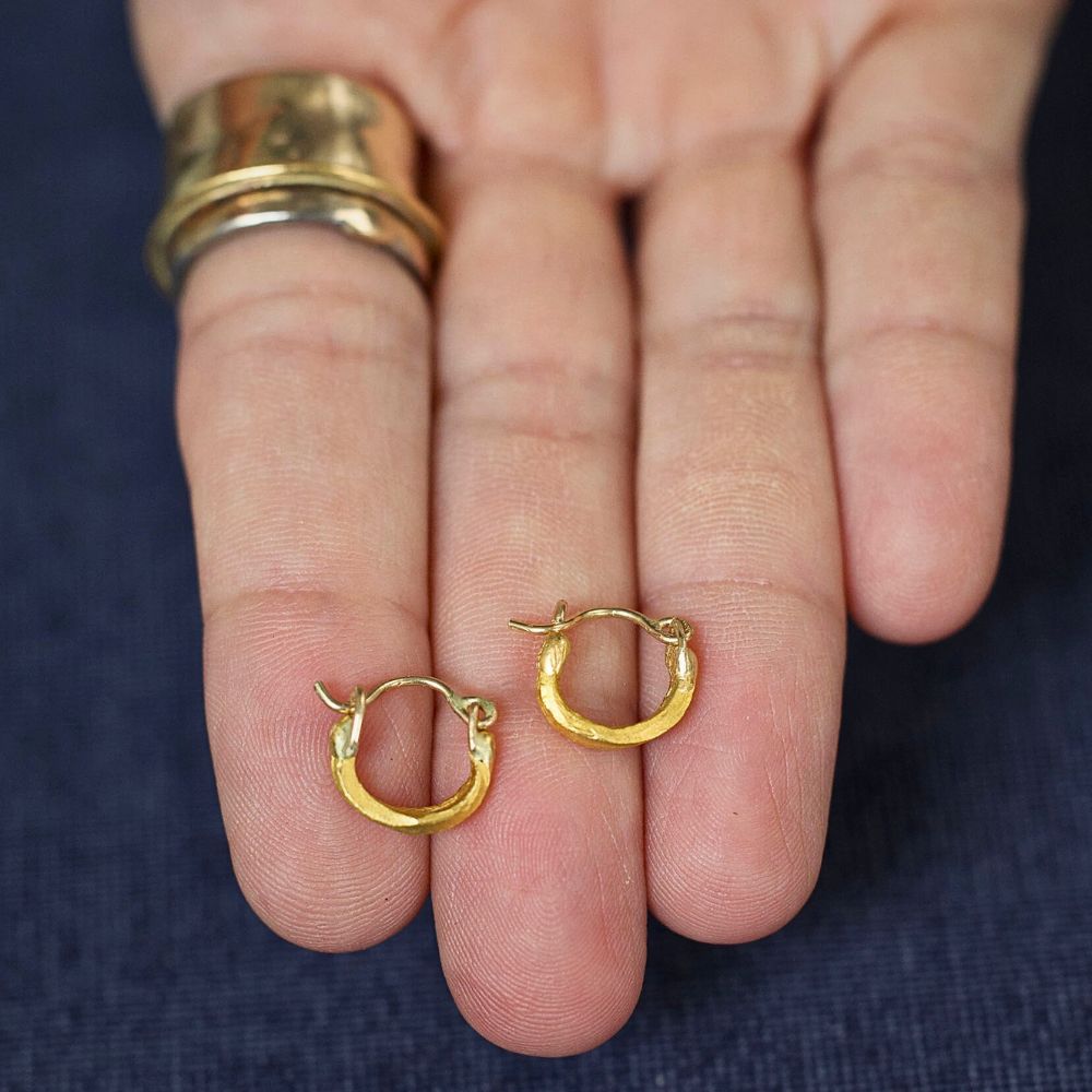 Cleopatra Small Gold Hoops