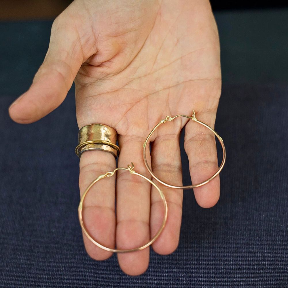 Madonna Large Gold Hoops