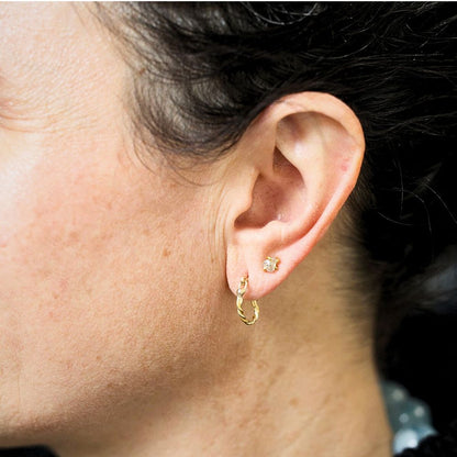 Maya Small Gold Hoops