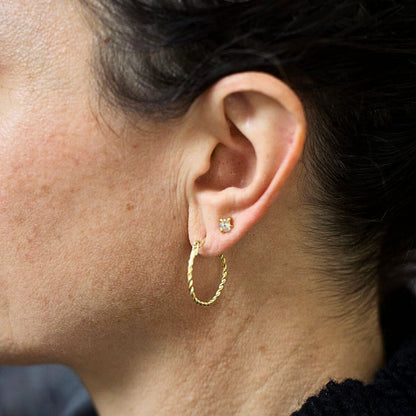 Maya Large Gold Hoops