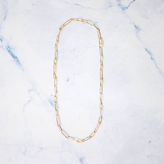 Gold Link Chain- 21 Inches
