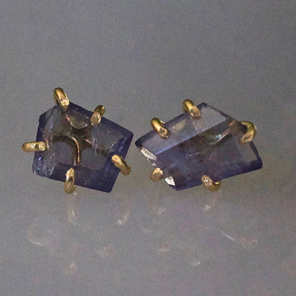 Iolite Small Stone Studs