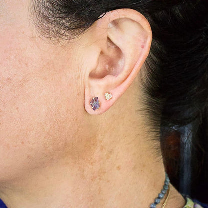Iolite Small Stone Studs