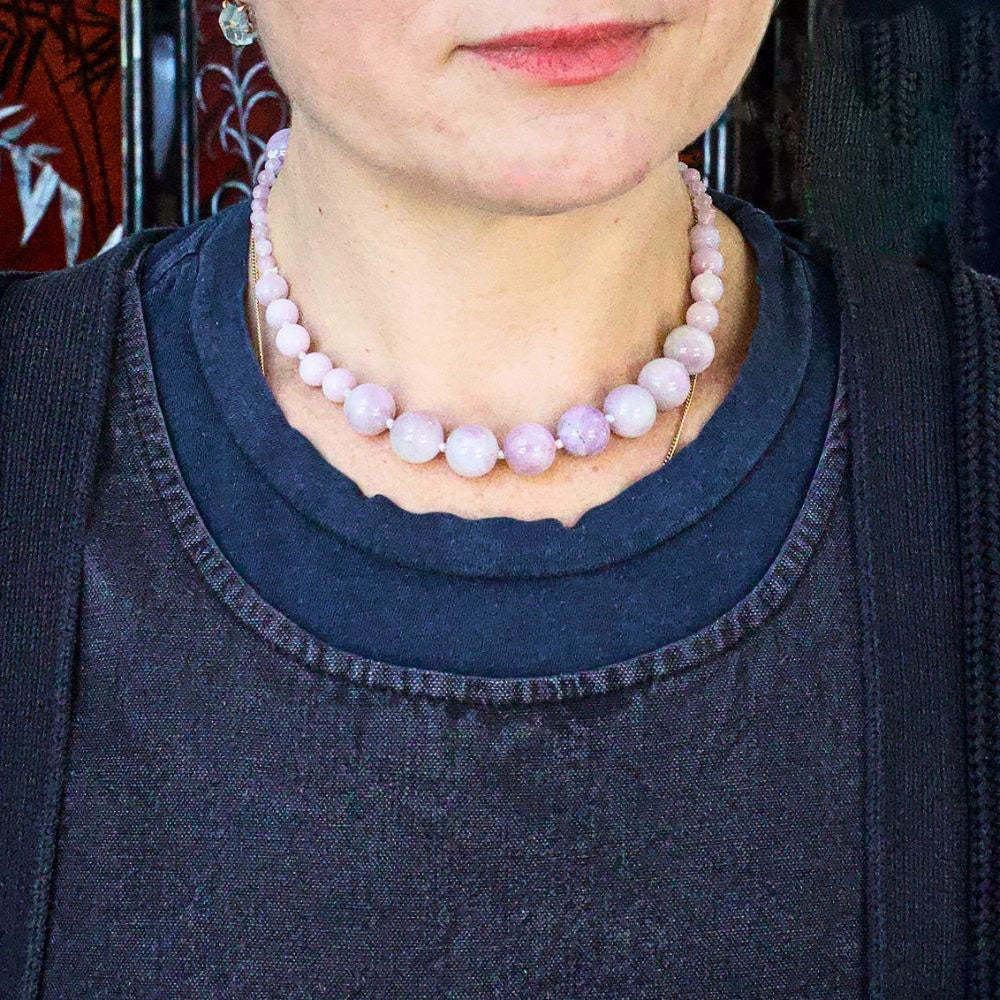 Kunzite Lariat 17 Inches