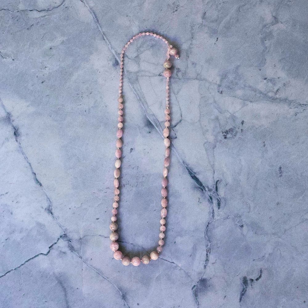 Kunzite Lariatn 32 Inches