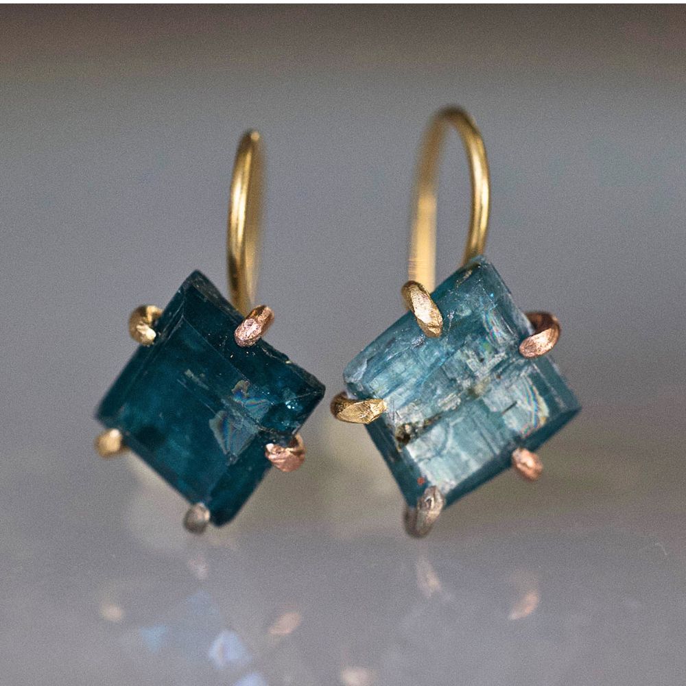 Kyanite Hook Earrings