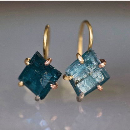 Kyanite Hook Earrings