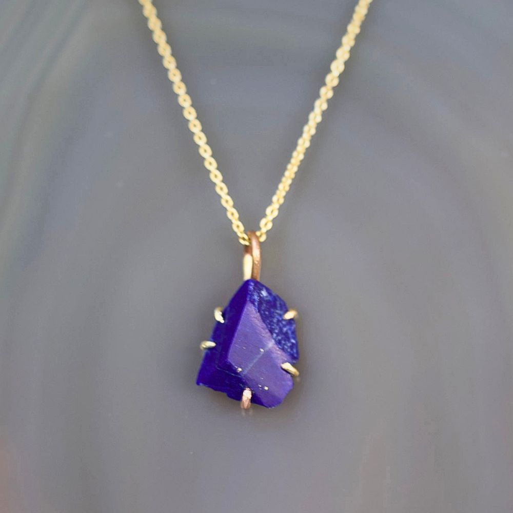 Lapis Small Stone Pendant