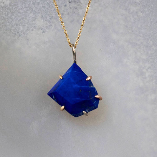 Lapis Medium Stone Pendant