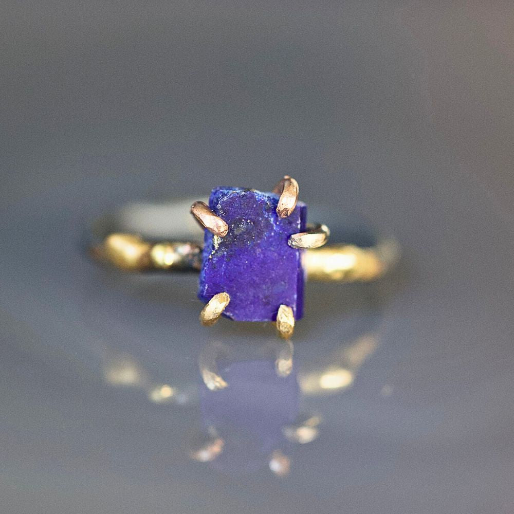 Lapis Small Stone Ring