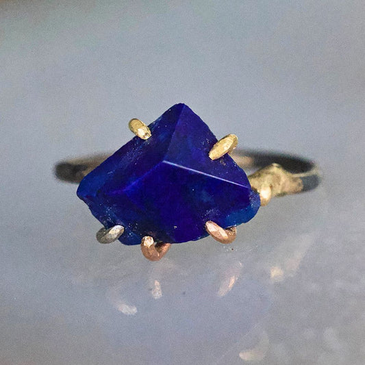 Lapis Medium Stone Ring