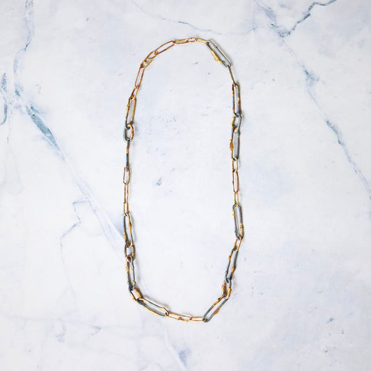 Mixed Metal Link Chain