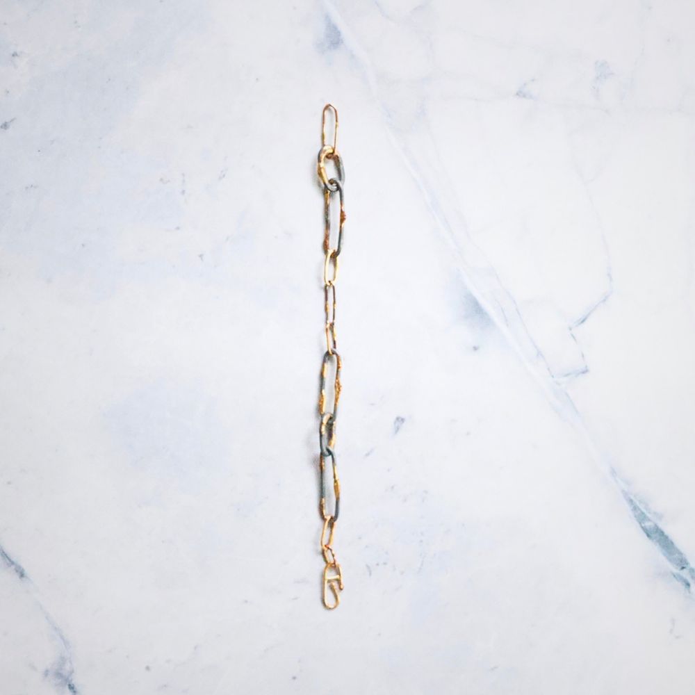 Mixed Metal Link Bracelet