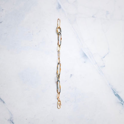 Mixed Metal Link Bracelet