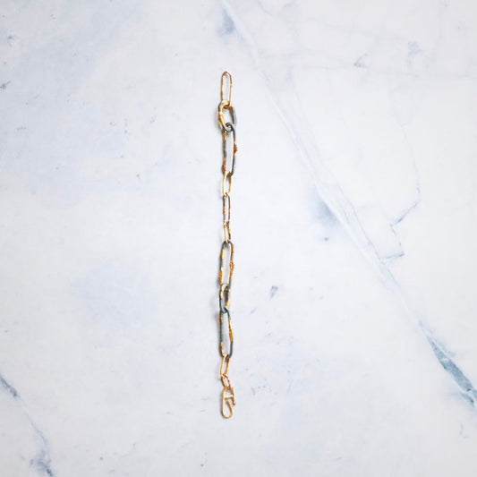 Mixed Metal Link Bracelet