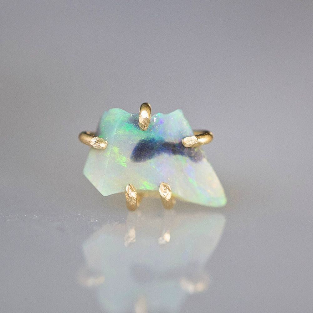 Australian Opal Small Stone Single Stud (