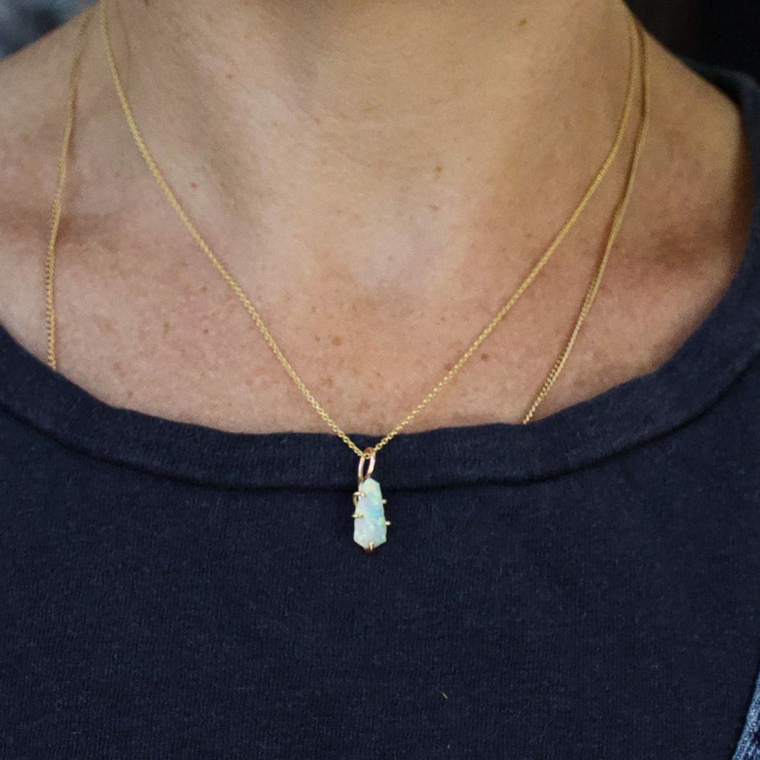 Australian Exceptional Opal Small Stone Pendant