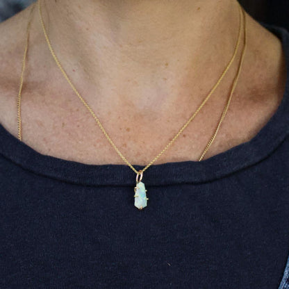 Australian Exceptional Opal Small Stone Pendant