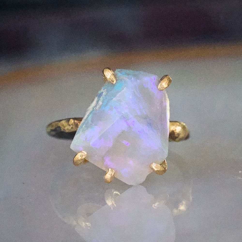 Australian Opal Medium Stone Ring