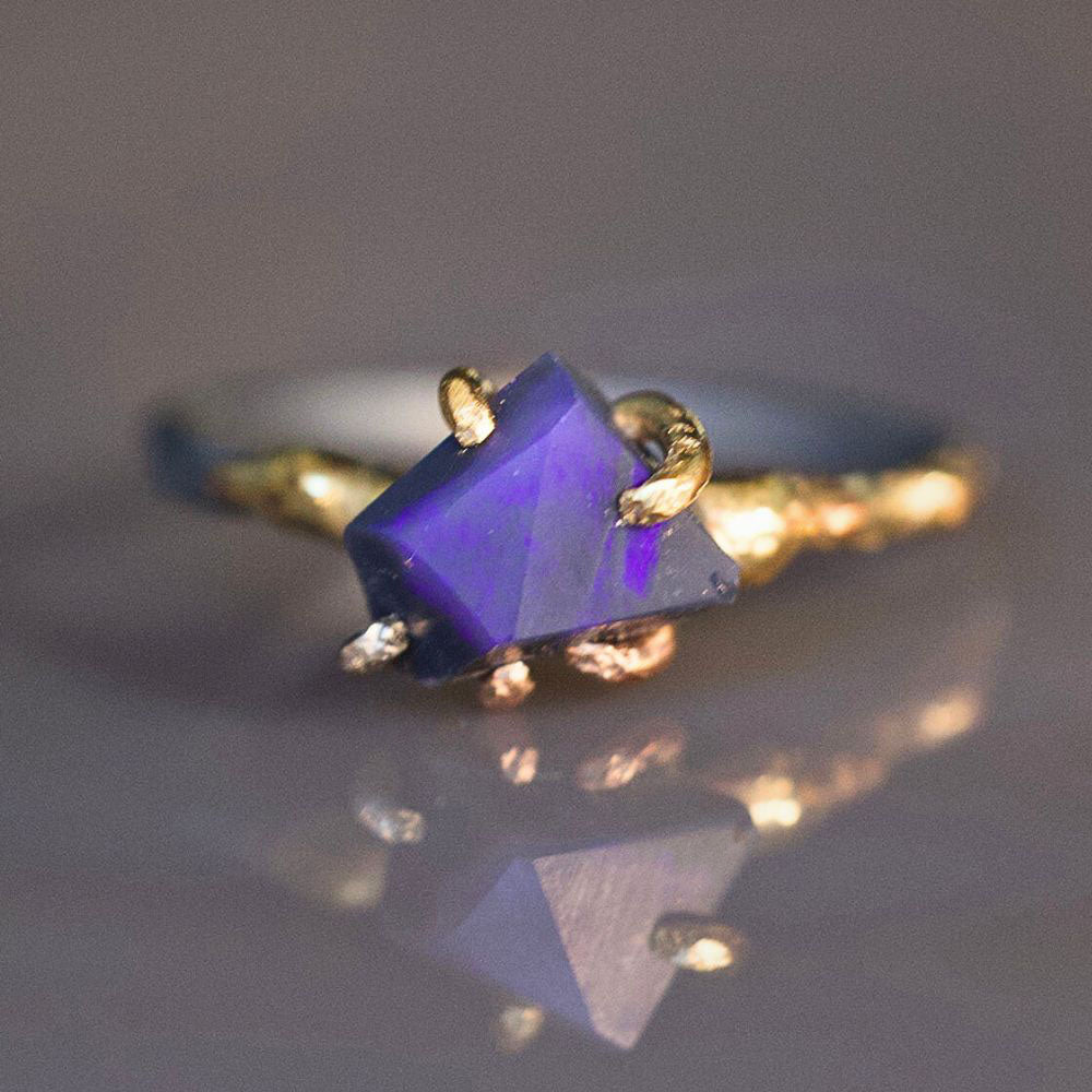 Australian Opal Small Stone Ring