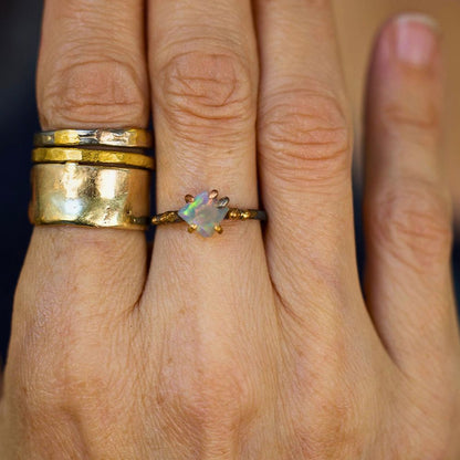 Australian Opal Small Stone Ring