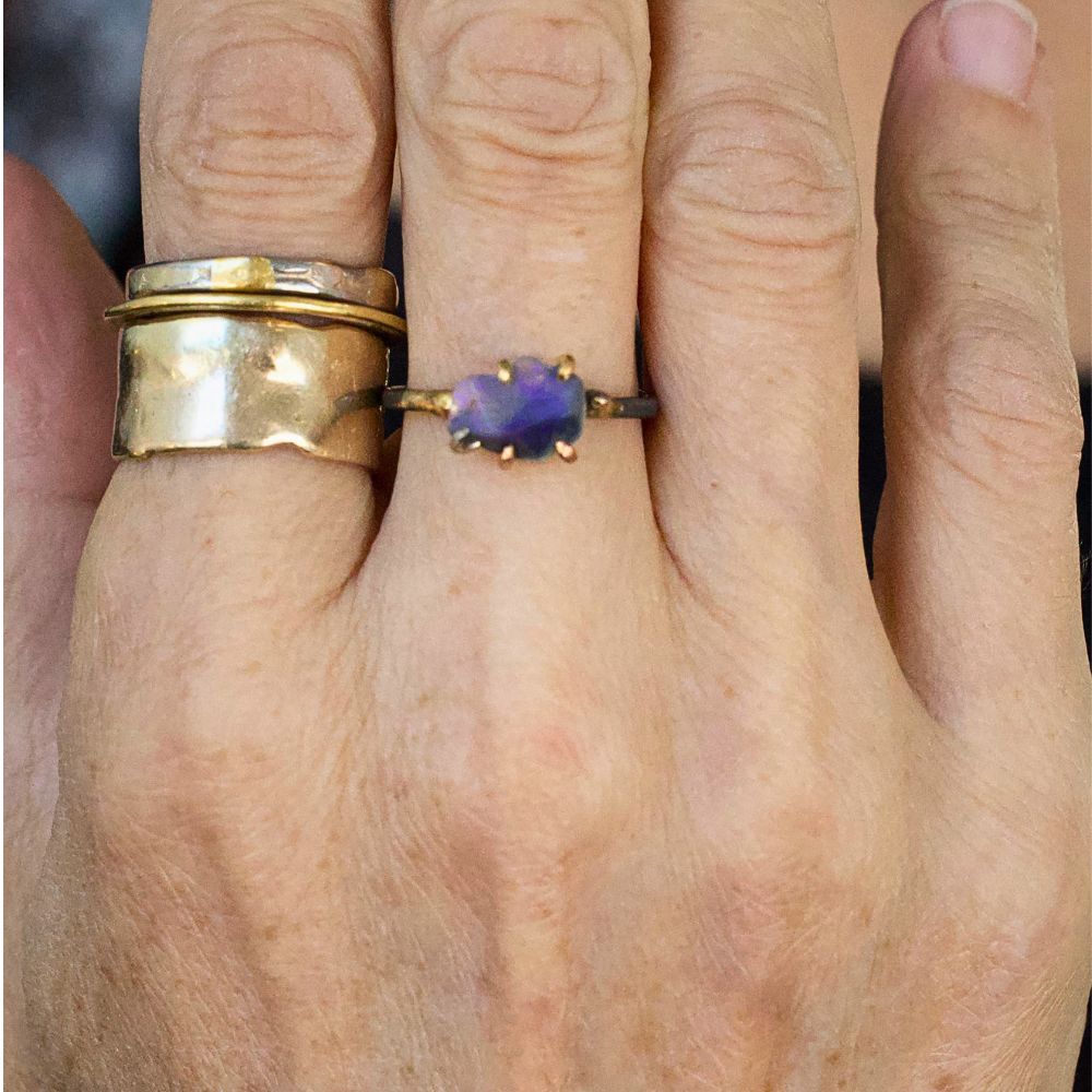 Australian Opal Small Stone Ring