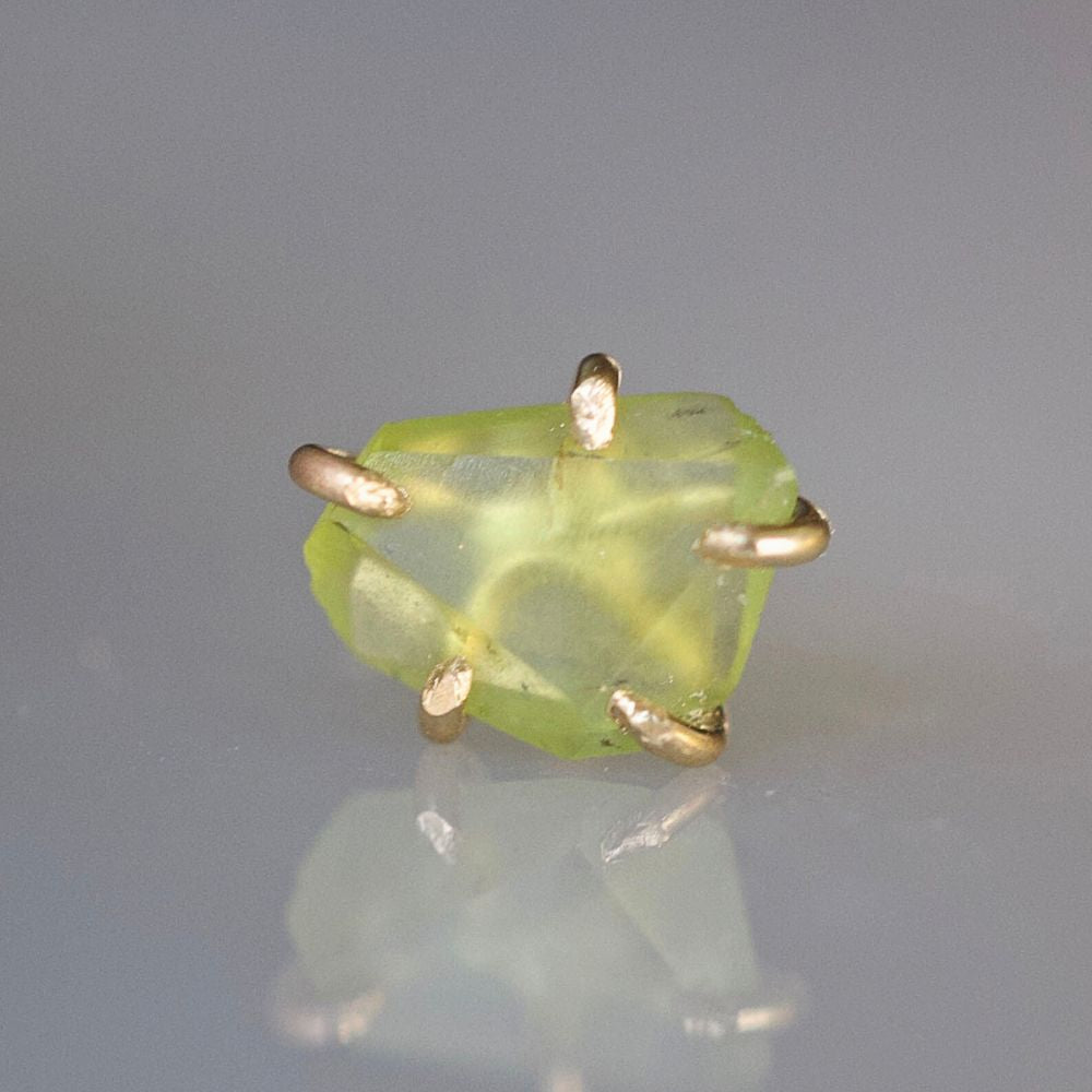 Peridot Small Stone Single Stud