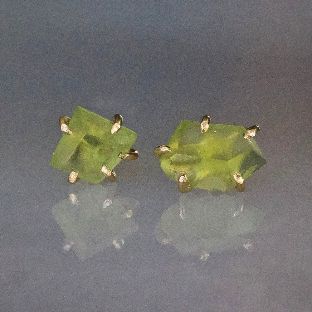 Peridot Small Stone Studs