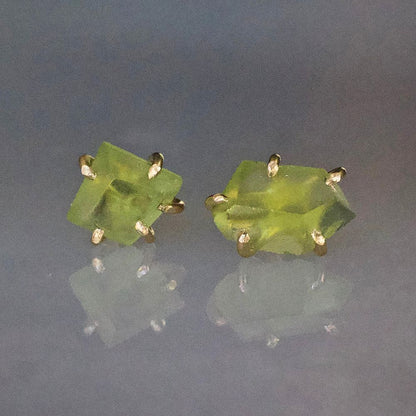 Peridot Small Stone Studs