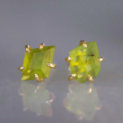 Peridot Medium Stone Studs