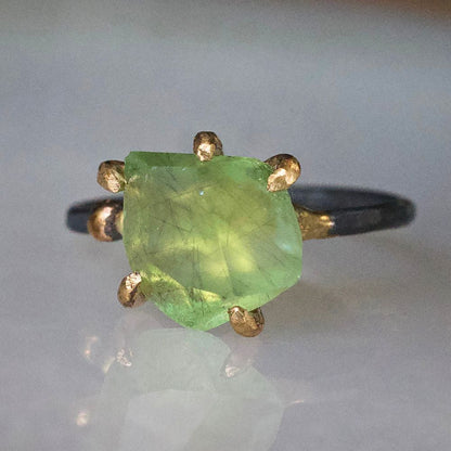 Peridot Medium Stone Ring