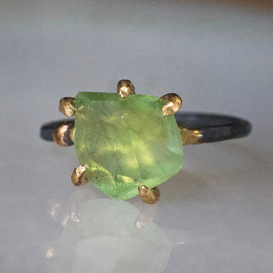 Peridot Medium Stone Ring