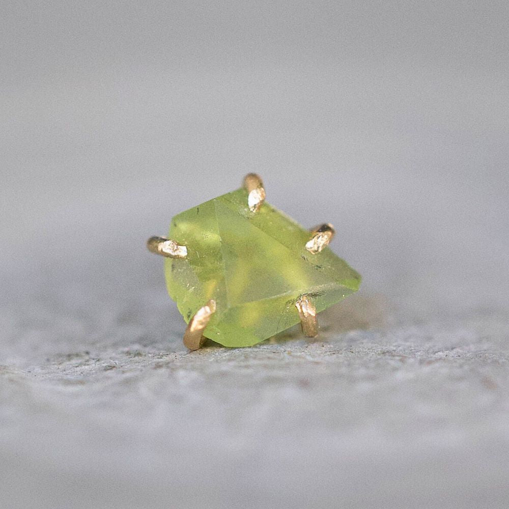 Peridot Small Stone Single Stud