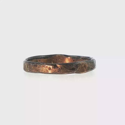 Gold and Silver Skinny Seamed Band